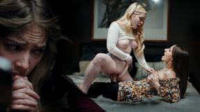 ”Haley Spades Gives Amirah Adara A Sloppy Blowjob Then Rides Her Big FUTA Prick Dry TRAILER”