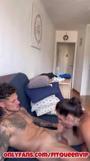 😏BLOWJOB On The Hotel Terrace😈Guests Probably DISCOVER Us