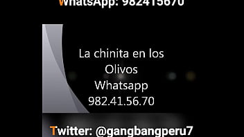 La Chinita - Ninf&oacute_mana bukkake whatsapp 925.480.316