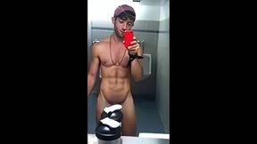 Muscle Stud Strips Outdoors, Hoping to Get Caught