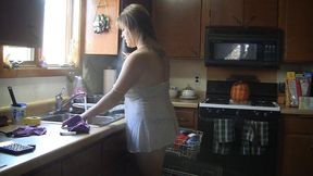 Housewife Filling up Dishwasher - HD