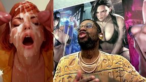 tasty hardcore april o neil bukkake, ai generated