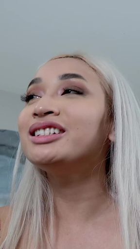 Avery Black Takes Keiran Lee's Big Dick in Her Mouth &amp; Gets Nailed to Huge Facial Cumshot