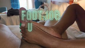 Footjob UNCUT