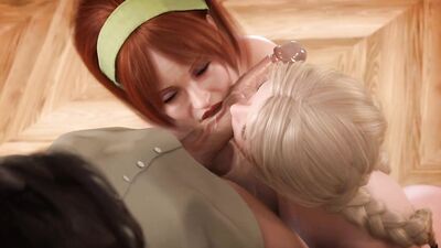 Symphony of the Serpent Part 29: Cheating wife gets her big ass drilled by two big dicks in HD