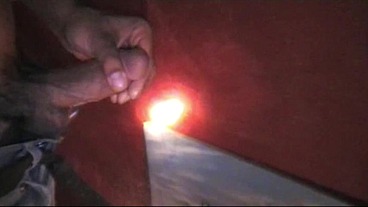 straigtt arba with xxl cock play with his dick