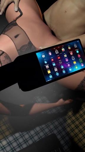 Emotional moment from "Fucking Helen Parr on His Bed - Incredibles Parody"