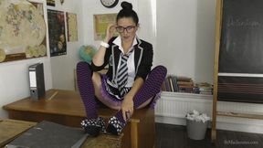 Pixiee; Stroke & Cum All Over Her Face & Glasses