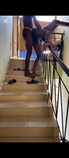 We Were Caught Fucking on the Staircase