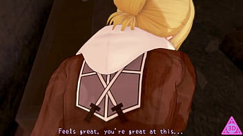 Hot hentai bride Annie gives a mind-blowing blowjob