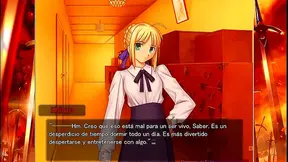 Big-Ass Anime Babe Rides Big Dick in Fate Stay Night Realta Nua Eroge Game Playthrough