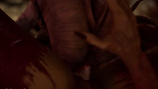 Succubus - Sex with Amazon girl - 3d porno - Lesbian