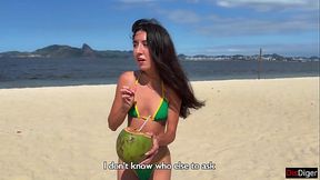 Sex with a Brazilian on Vacation in Rio de Janeiro - Cum in Mouth Swallow