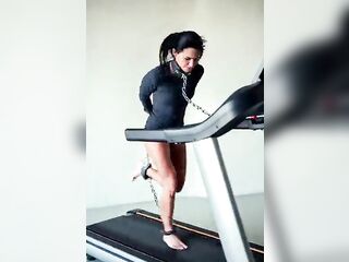 Dungeon tickling pumped up body builder honeys overpowering smaller weak hotties