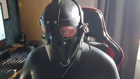 Leather Muzzled Rubber Princess