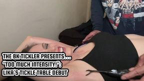 “TOO MUCH INTENSITY!”: LIKA’S TICKLE TABLE DEBUT