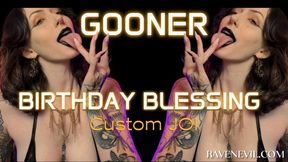 Gooner Birthday Blessing - Body Worship JOI