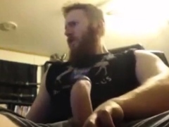 Big Dick Ginger Shoots Out A Massive Load