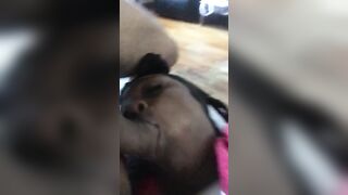 UPSIDE DOWN MOUTH ENTANGLEMENT WITH CHEATING AFRICAN cougar