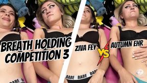 HD Ziva Fey - Breath Holding Competition 3 With Autumn Ehr