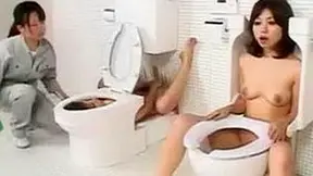 Japanese Slave Submits to Human Toilet Sex Fantasies