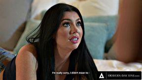 MODERN-DAY SINS - Sexy Babe Holly Gets Ass Spanked During Threesome With Naughty Couple