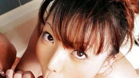 ”Raunchy Asuka Ayanami with her current BF in the shower having her cunt eaten”