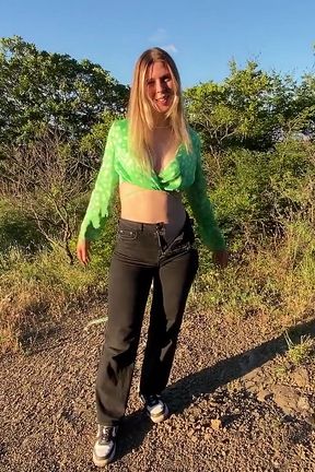 Big Ass Stranger Girl Gets Doggystyle Fucked in Park and Cum on Pussy and Cum Walk in Panties