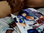 一騎当千呂蒙子明メイド服に興奮したオタクがキス&太もも舐めその後顔射ぶっかけ【キモオタのオナニー】