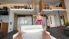 homemade footjob and fucking in nylon pantyhose