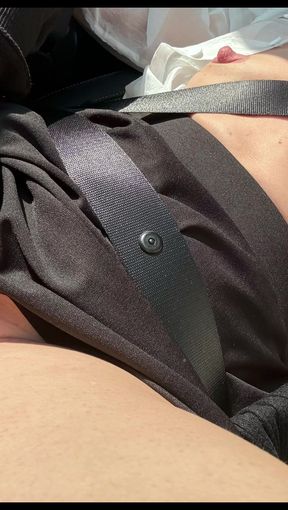 He fingers me while driving