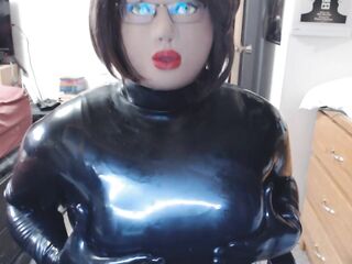 Sissy RubberDoll Brenda Implores For U To Cum On It's Bazookas!