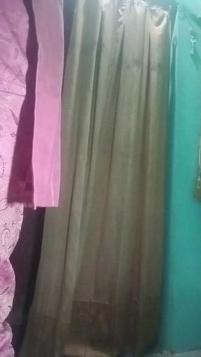 Indian Gay Crossdresser Bottom Real Homemade Sex in Pink Salwar Kurta with Heavy Jwellery Just Like a Housewife