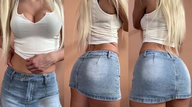 Hot blonde teaches you how to jerk off instructions