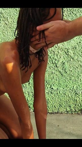Submissive Bathed Like a Pet