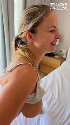Busty Raver Kat Kyle Hot POV Sex With Lover In Ibiza - Katalina Kyle