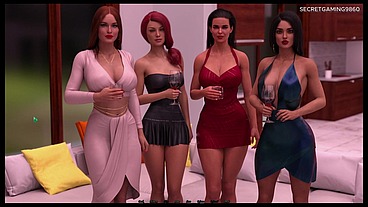 Sexy Party With Horny Stepmom and Her MILF Friends - Milfania (part 04) By Dr. Phoenix Games