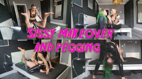 Sissy Makeover and Pegging 720p ft Mistress Lady Valeska Maz Morbid