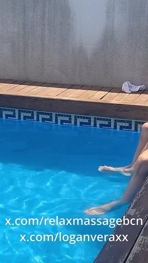 Steamy Poolside Affair