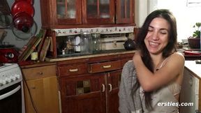 Ersties Magena likes to stick all her fingers in ass and vagina