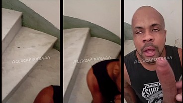 Mamando o vizinho do meu prédio