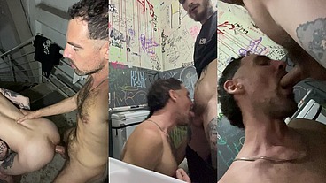 FODENDO O ISRAELENSE NO BANHEIRAO E ESCADA DE EMERGENCIA