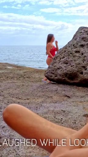 Must-share moment from &quot;Caught by a voyeur while my friend and I masturbate on the beach&quot;