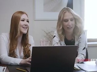 Her Resume Was Just an Application to Get Railed - Quinn Waters, Harper Red, Tony Rubino