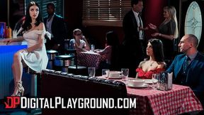 ”Sexy Back Room Encounter with Gina & Jade”