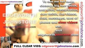 EDGEWORTH JOHNSTONE shooting my cum on the camera lens CENSORED - facial POV closeup cumshot