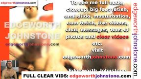 EDGEWORTH JOHNSTONE shooting my cum on the camera lens CENSORED - facial POV closeup cumshot