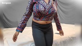 Desi Girl Riya Fucking Office Colleague in Doggystyle on Lunch Break He Cum Inside