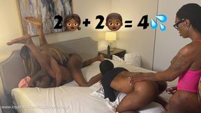 A threesome is cute, but a foursome? That’s just efficient. Two holes for two Goddesses means no one has to wait their turn to be ruined.