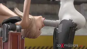 Android Tempts Human Lover with Secret Oral Desires in Steamy Sci-Fi Tryst